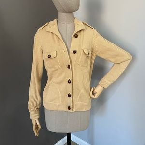 Ralph Lauren Button Up Collared Sweater